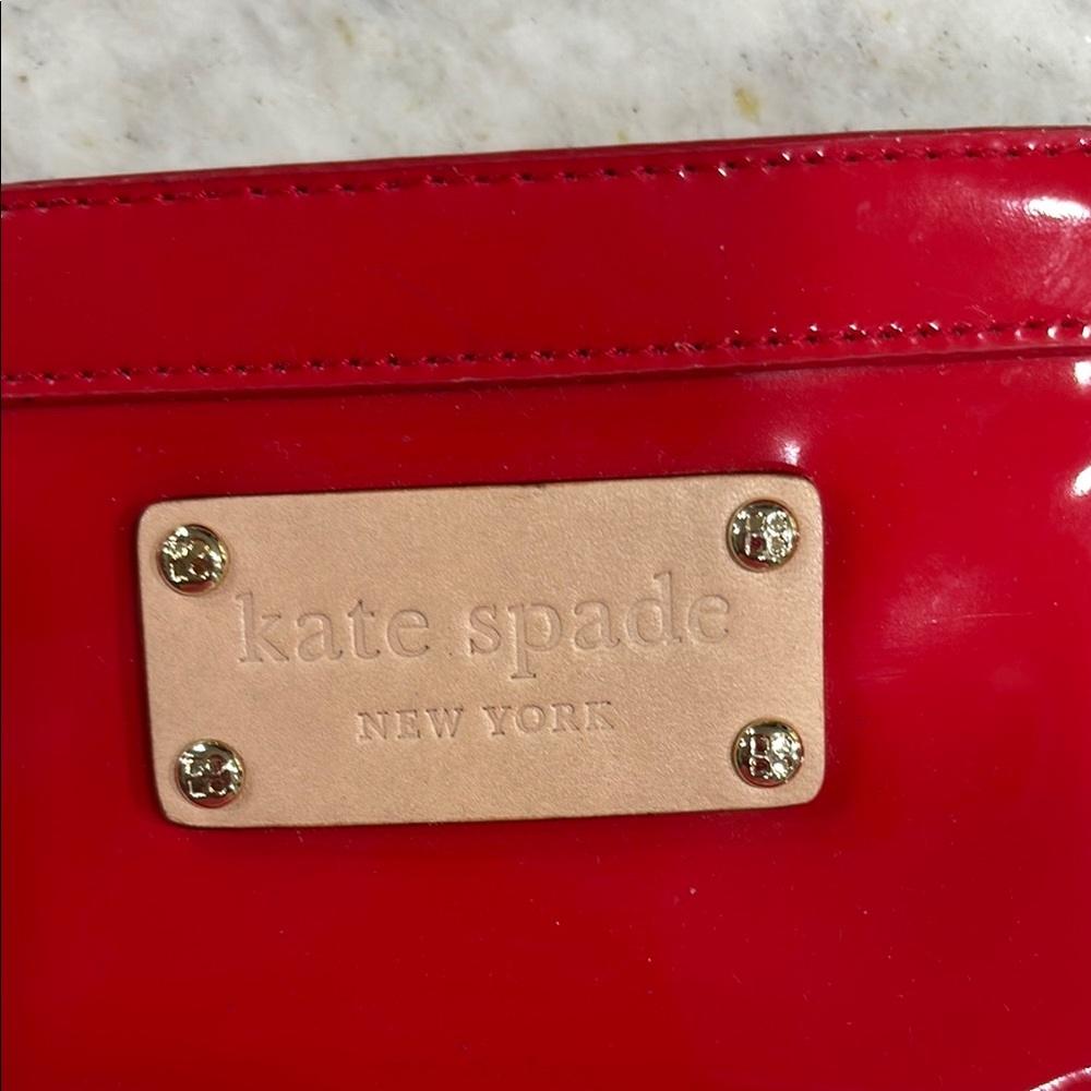 Kate Spade Red Coin Purse - Picture 2 of 6